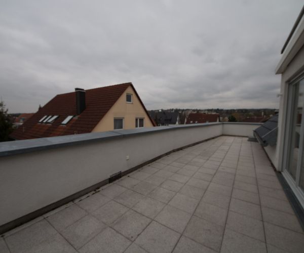 Home Staging Ludwigsburg - Penthouse - Terrasse - Vorher